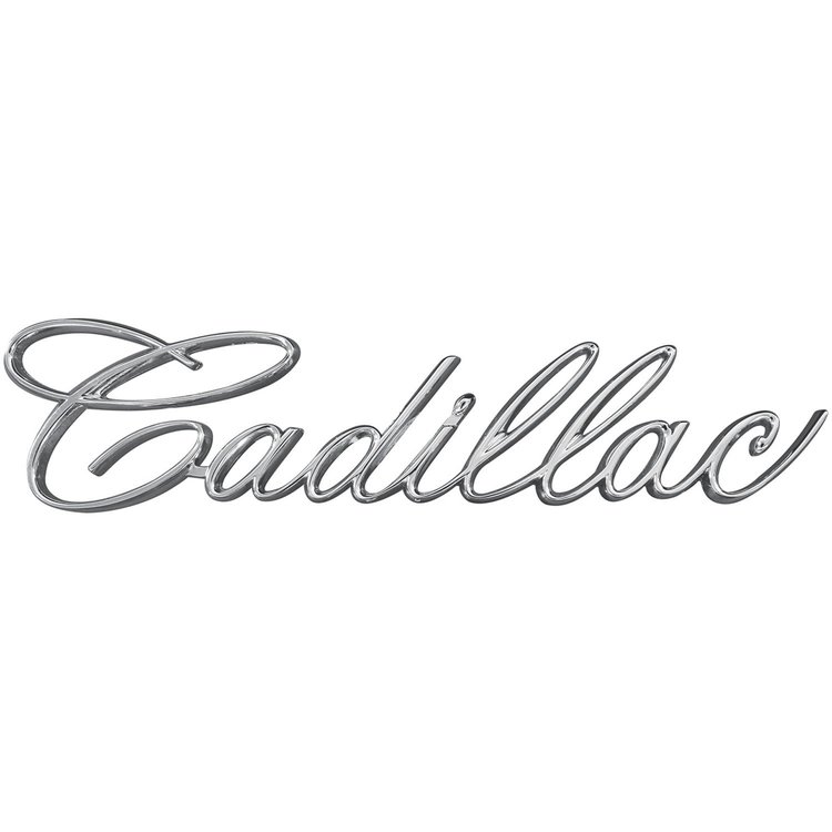 Emblem Headlight Script 1967 Eldorado