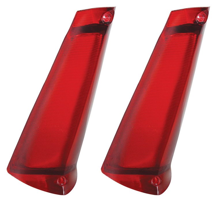 CE11221-PR Lens, Tail Lamp, 1962 Cadillac, Tail Fin, Pair