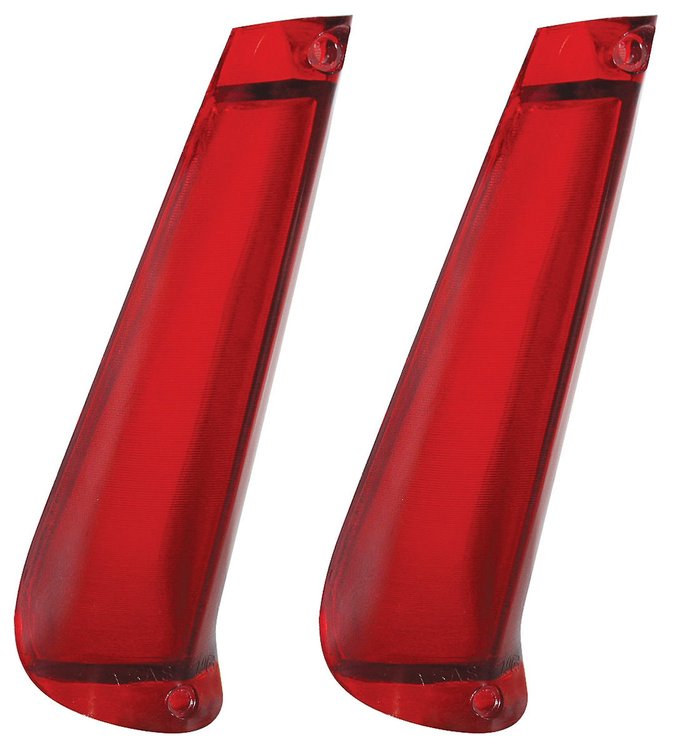 CE11224-PR Lens, Tail Lamp, 1963 Cadillac, Tail Fin, Pair