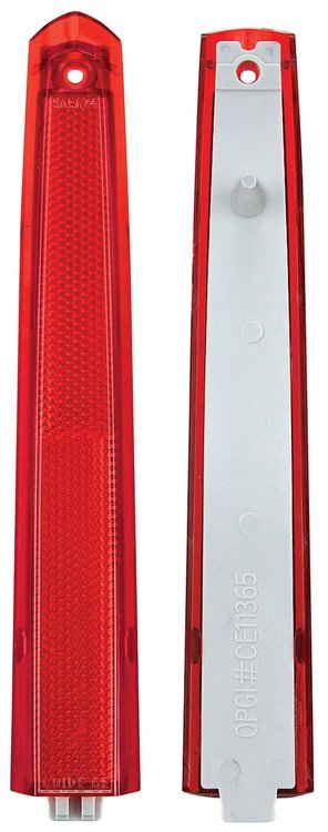 CE11365-PR Lens, Rear Bumper Reflector, 1974-76 Eldorado, Pair