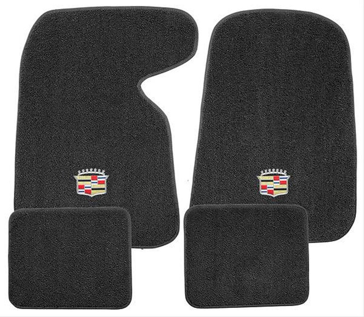 Floor Mats Raylon 1954-76 Cadillac Crest Logo