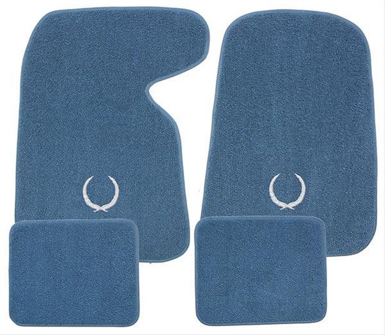 Floor Mats Raylon 1954-76 Cadillac Wreath Logo