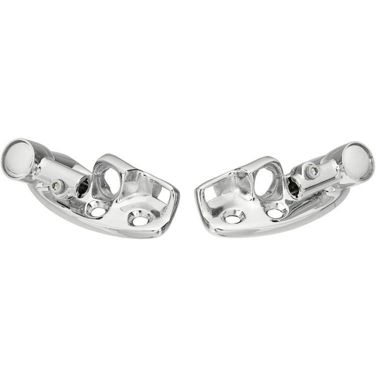 Sun Visor Supports 1961-64 Cadillac, Pontiac Bonneville/Catalina With Brackets Chrome