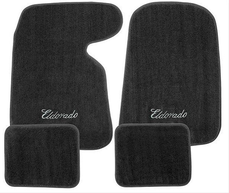 Floor Mats 1954-76 Cadillac Essex Eldorado Script FT/RR 4pc