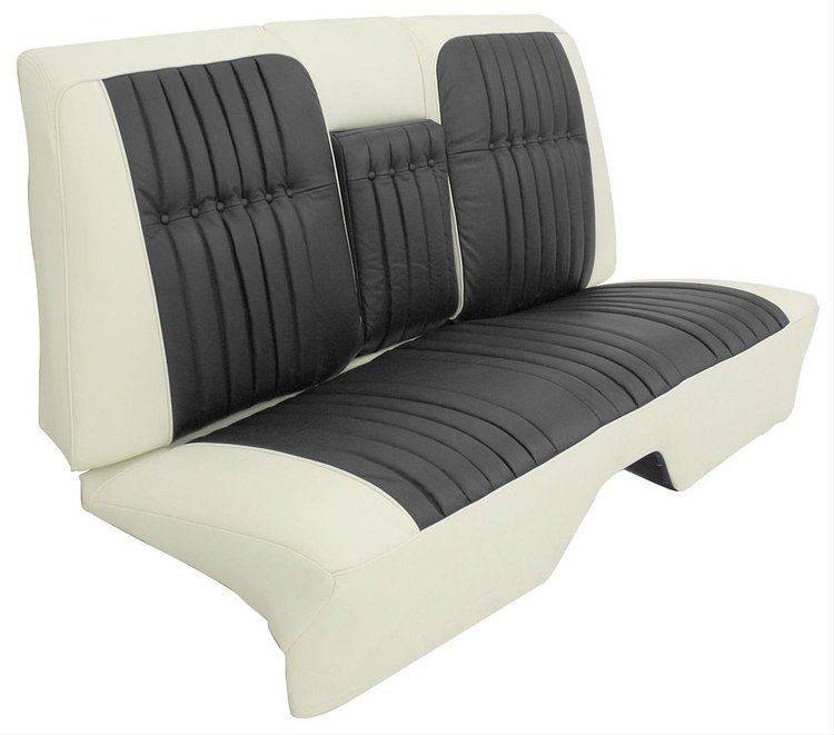 Seat Upholstery 1960 Deville Coupe Rear w/ Armrest Leather
