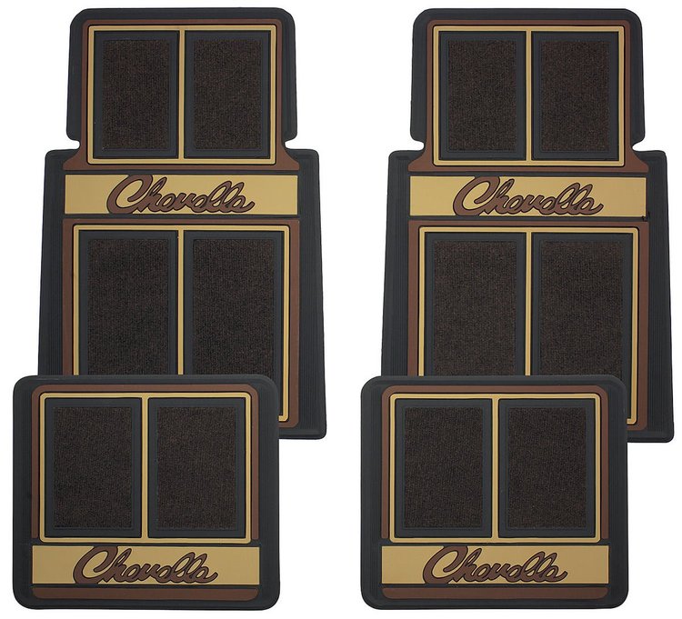 FLOORMATS CHEVL SET SADDL