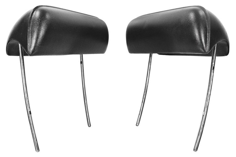 Headrest 1969 GM A Body Bucket Black