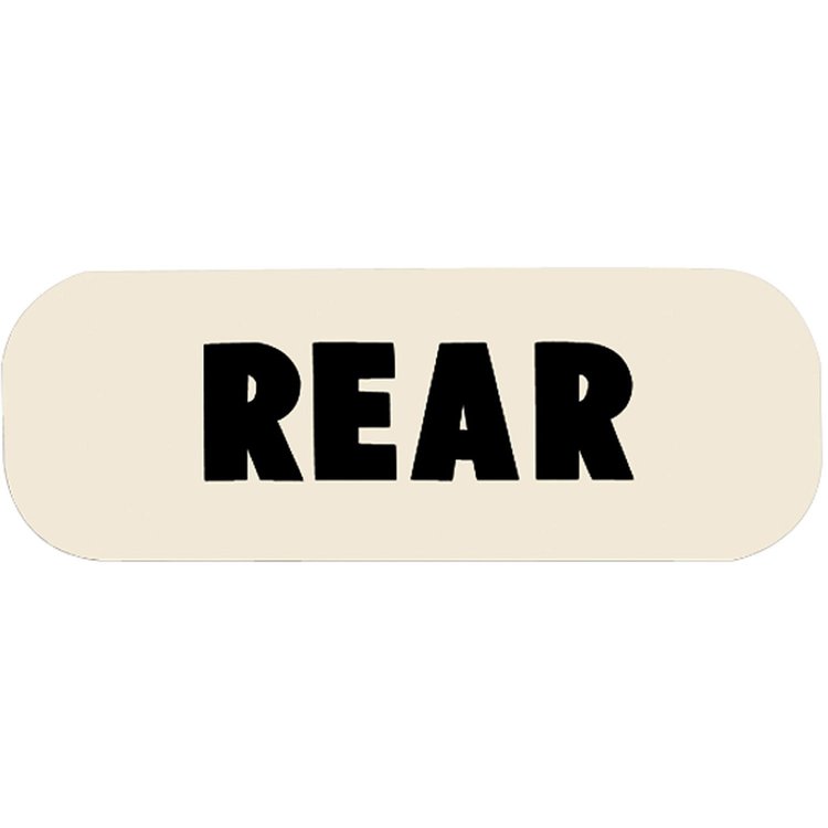 Decal 70-72 Chevelle/El Camino Cowl Induction REAR