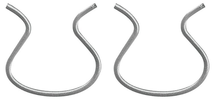 CH21440-PR Door And Window Handle Retaining Clips for 1964-1977 Chevy Chevelle, El Camino, Monte Carlo, Buick Skylark