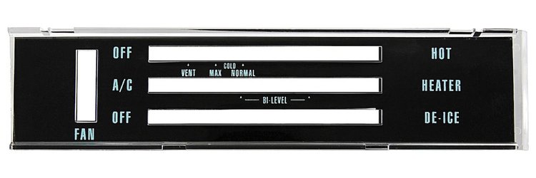 Lens Heater/AC Control 1969 Chevelle/El Camino w/ AC
