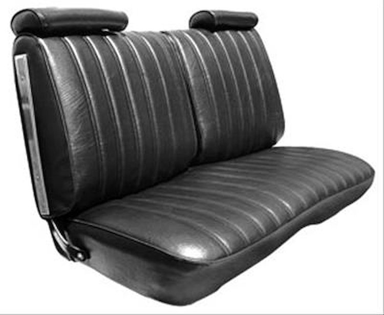 Seat Upholstery 1973-77 El Camino Front Split Bench Vinyl