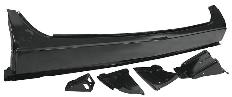 Patch Panel Rear Panel for 1968-1969 Chevy Chevelle [With Brackets]