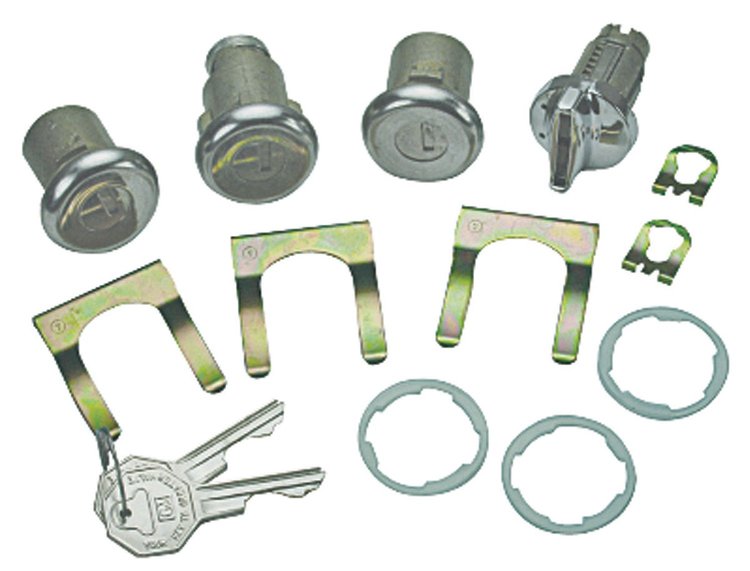 Lock Set Ignition/Doors/Trunk 1966-67 Chevelle/GTO w/ Original Keys