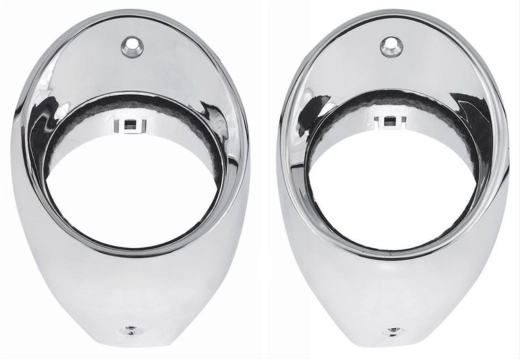 Dash Vent Bezel 66-67 Chevelle / El Camino Chrome