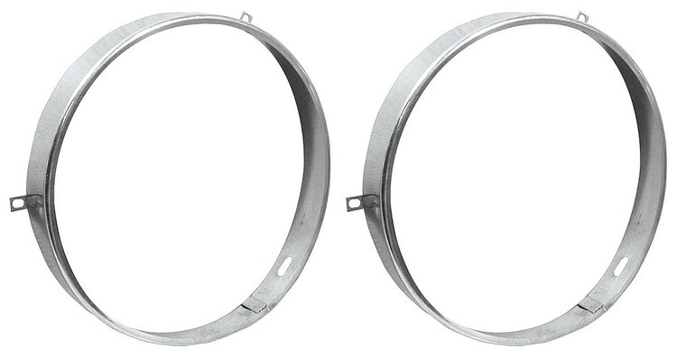 CH24404-PR Headlamp Retaining Rings for 1969-1972 Chevy/GMC Trucks, 1971-1972 Chevy Chevelle, El Camino