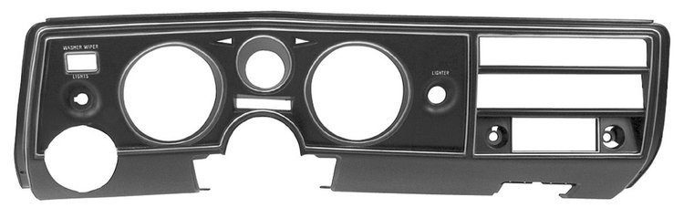 CH24929 Dash Bezel for 1969 Chevrolet Chevelle, El Camino