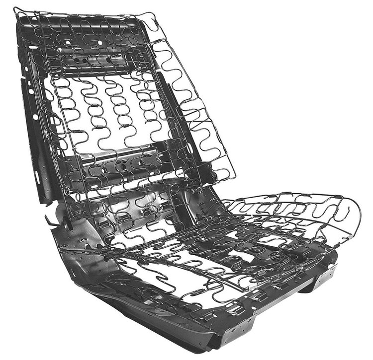 CH25749-LH Driver Side Bucket Seat Frame for Select 1966-1968 GM Vehicles