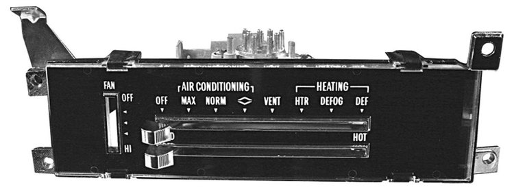 Assembly Heater/A/C Control 1971-72 Chevelle/El Camino/Monte Carlo