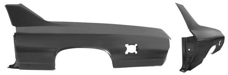 Quarter Panel 68-72 El Camino Complete