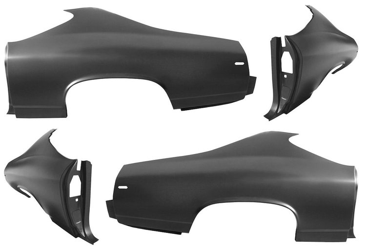 CH26030-PR Quarter Panel, Complete, 1969 Chevelle, Pair