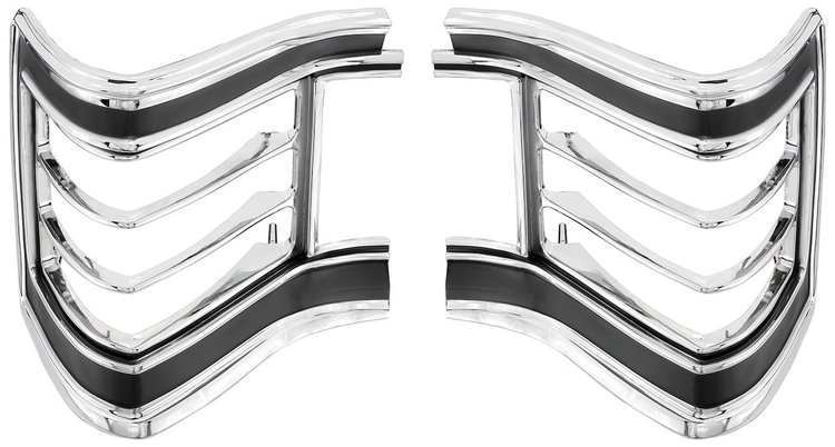 CH26687 Tail Light Bezel Set for 1967 Chevy Chevelle
