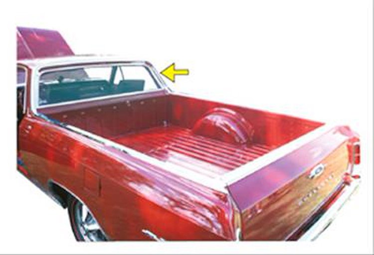 Molding Cab 1964-67 El Camino Side Right