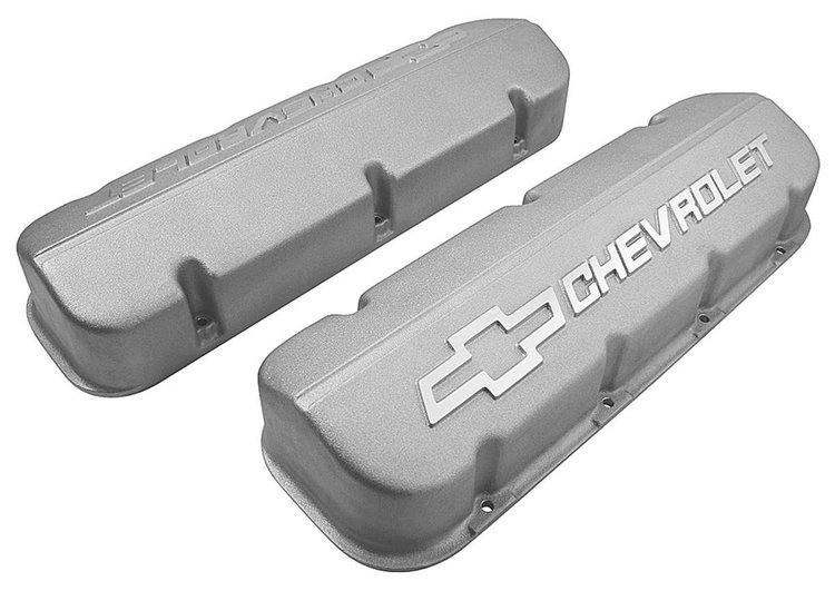 Valve Covers Aluminum Big Block Chevrolet Black