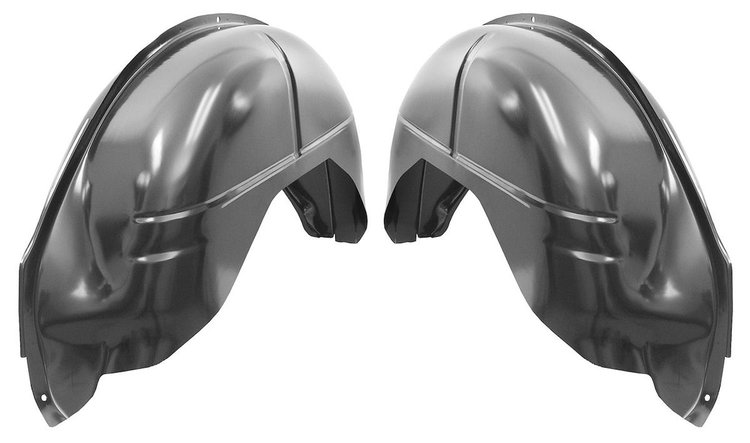 CH27408-PR Wheelhouse, Inner/Outer, 1970-72 Chevelle Coupe, Pair