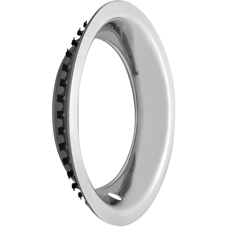 Trim Ring 15 X 8 Rally Wheel Round Lip Stainless