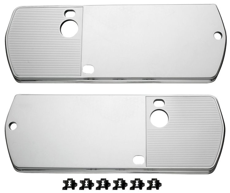 Armrest Plates Front 1968 Chevelle/El Camino Ribbed