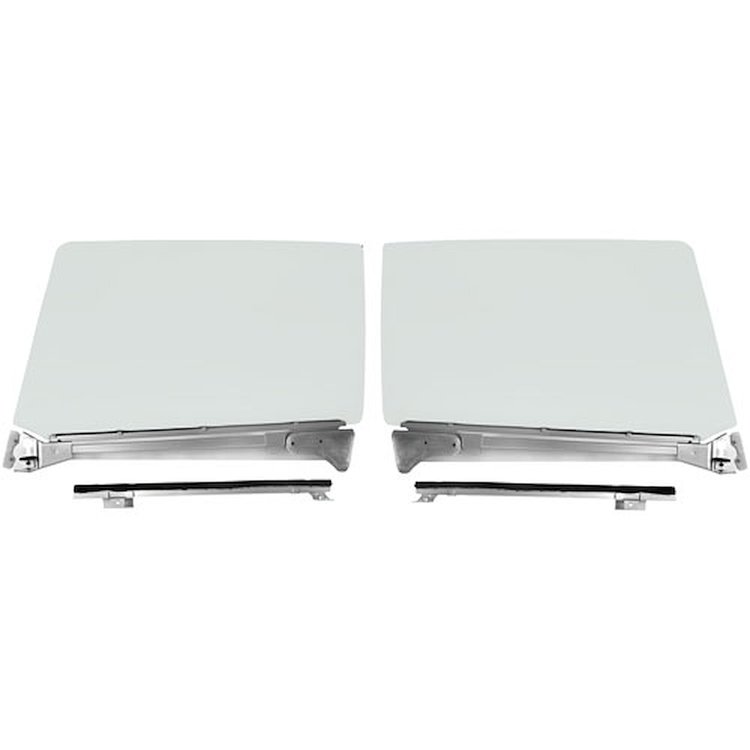 Door Glass Assembly Pair 1966-67 Chevelle