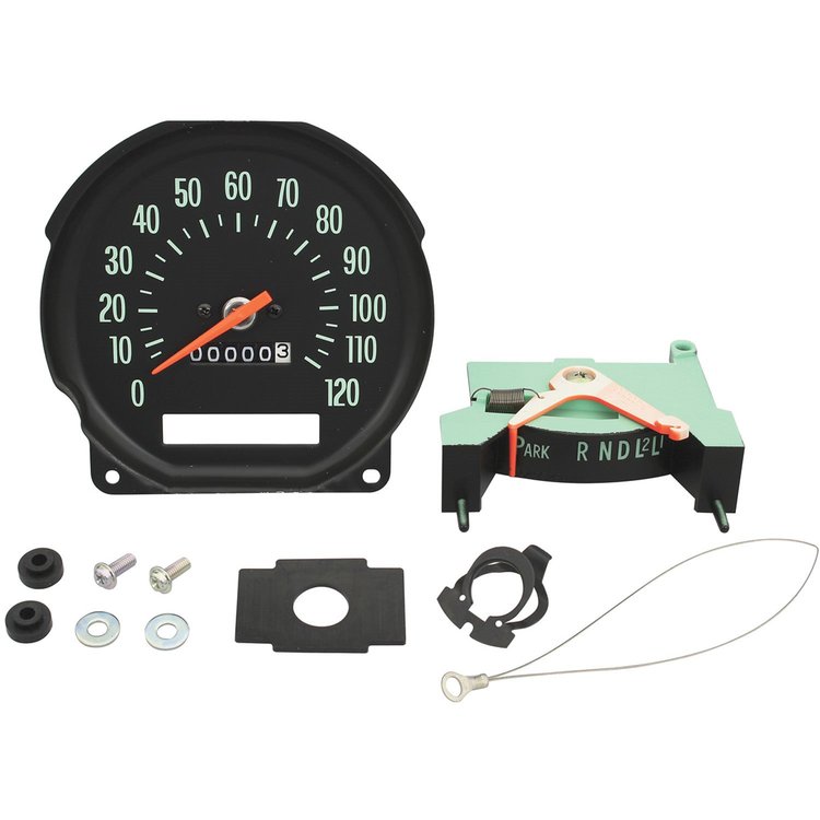 Gauge Speedometer 1970 CH/EC/MC Super Sport Column Shift