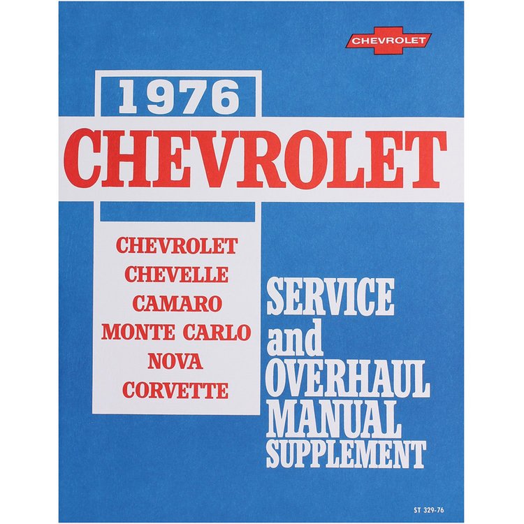 Chassis Service Manual 1976 Chevelle/El Camino/Monte Carlo