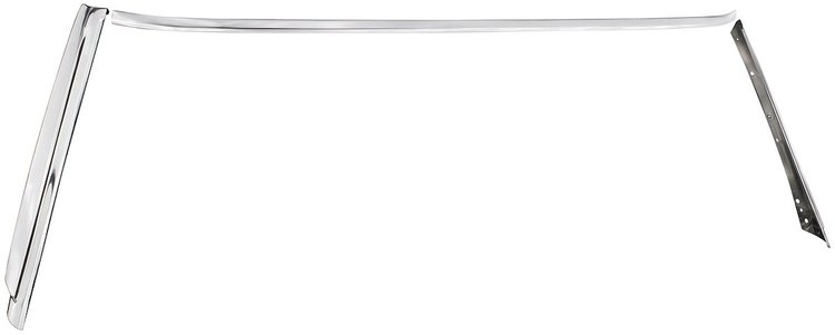 Front Windshield Reveal Moldings 1968-72 GM A-Body Convertible