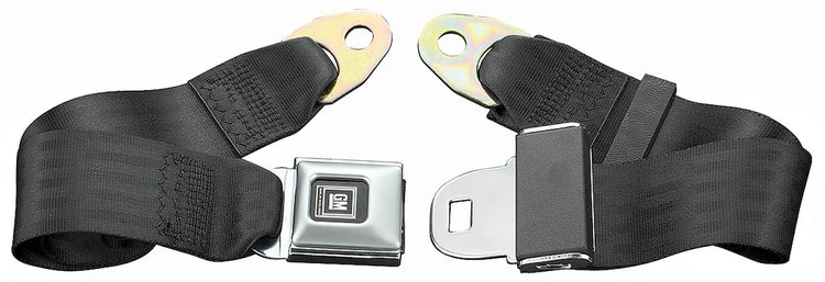 SINGLE REAR SEAT BELT BLA