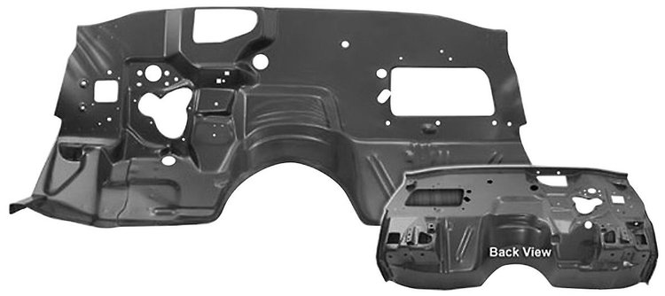 Firewall 1968-72 Chevelle Convertible w/o A/C
