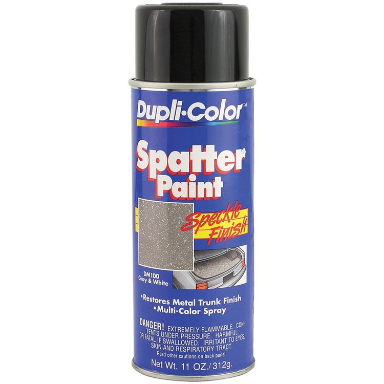 Trunk Spatter Paint Gray / White 11-oz.