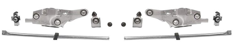 CH28970-PR Door Glass Tracks, 1970-72 Chevelle, Coupe/Convertible, Pair