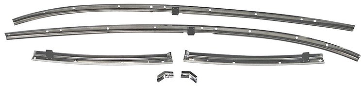 Weatherstrip Channel Roofrail 1969 Chevelle Coupe