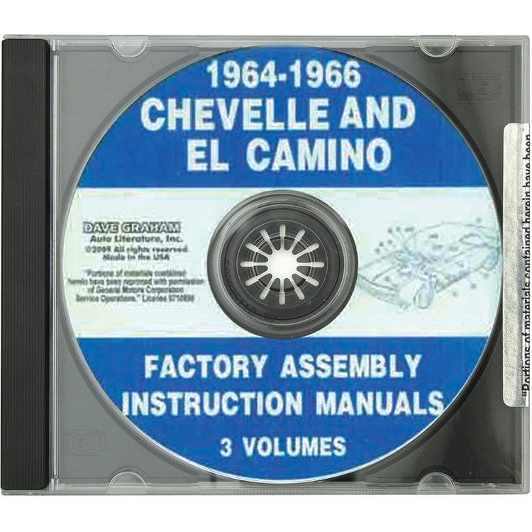 Assembly Manual CD-ROM 1964-66 Chevelle/El Camino