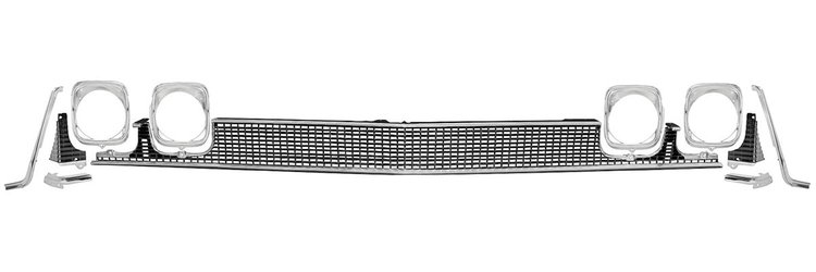 CH30124SS Grille Kit, 68 Chevelle/El Camino, Deluxe