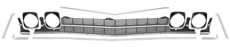 GRILLE KIT 69 SS CHEVELLE