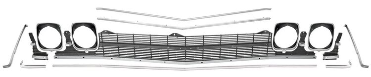GRILLE KIT 69 CHEVELLE/EL