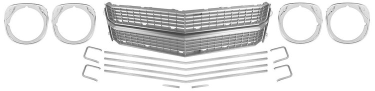 GRILLE KIT 70 CHEVELLE/EL