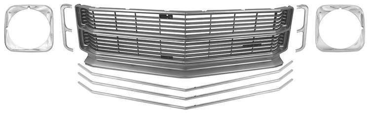GRILLE KIT 1971 CHEVELLE/