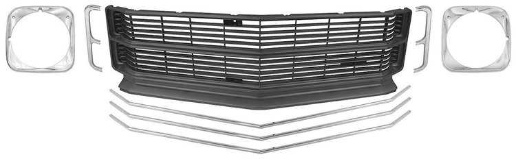 GRILLE KIT 1971 CHEVELLE/