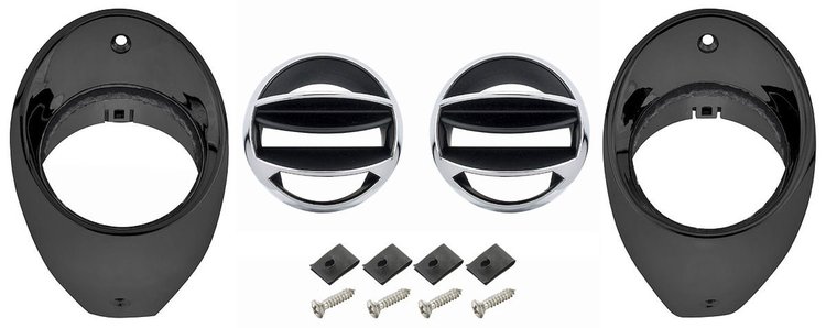 AIR VENT BEZEL SET CHROME