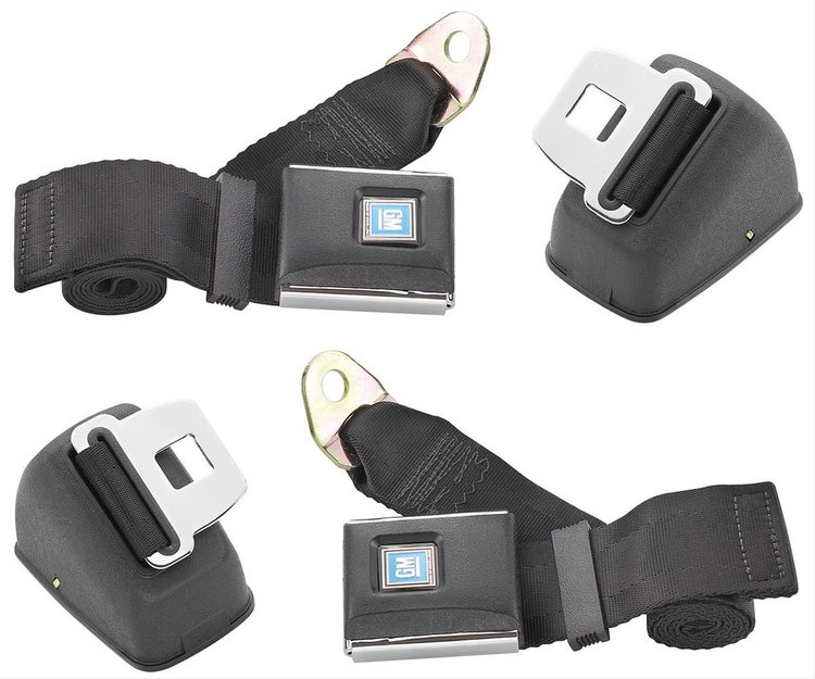 Seat Belts 1968-72 A-Body GM Buckle Retractable Front