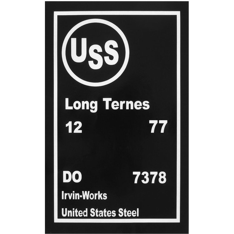 Stencil Gas Tank 1977 GM Cars