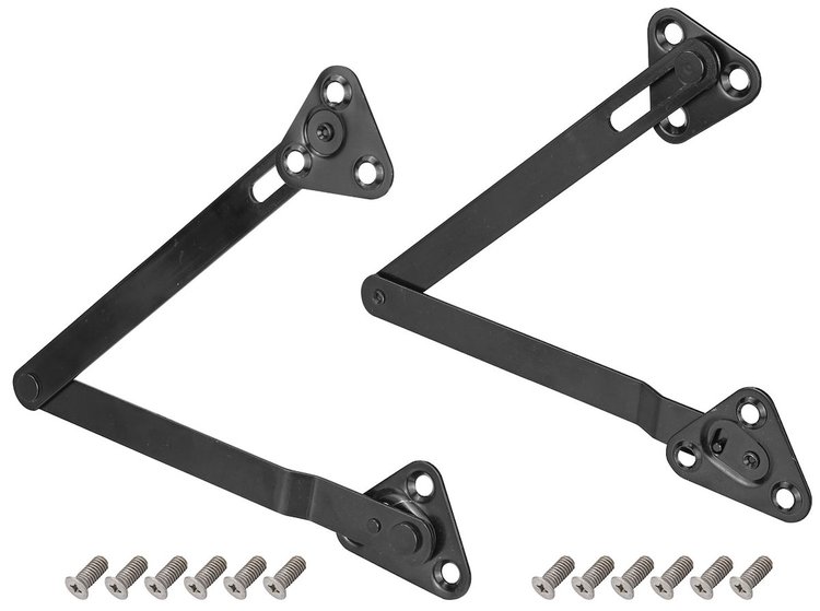 CH32683BK Straps, Tailgate Support, 1964-67 El Camino, w/ Hardware